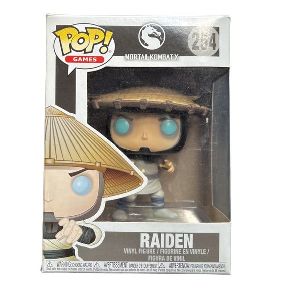 Funko Pop Games Mortal Kombat X Raiden 254 Collectible Vinyl Figure - Picture 7 of 16